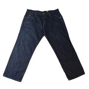 Rocawear Blue Denim Baggy Regular Fit Jeans Y2K Men’s 44x32 Wide Leg